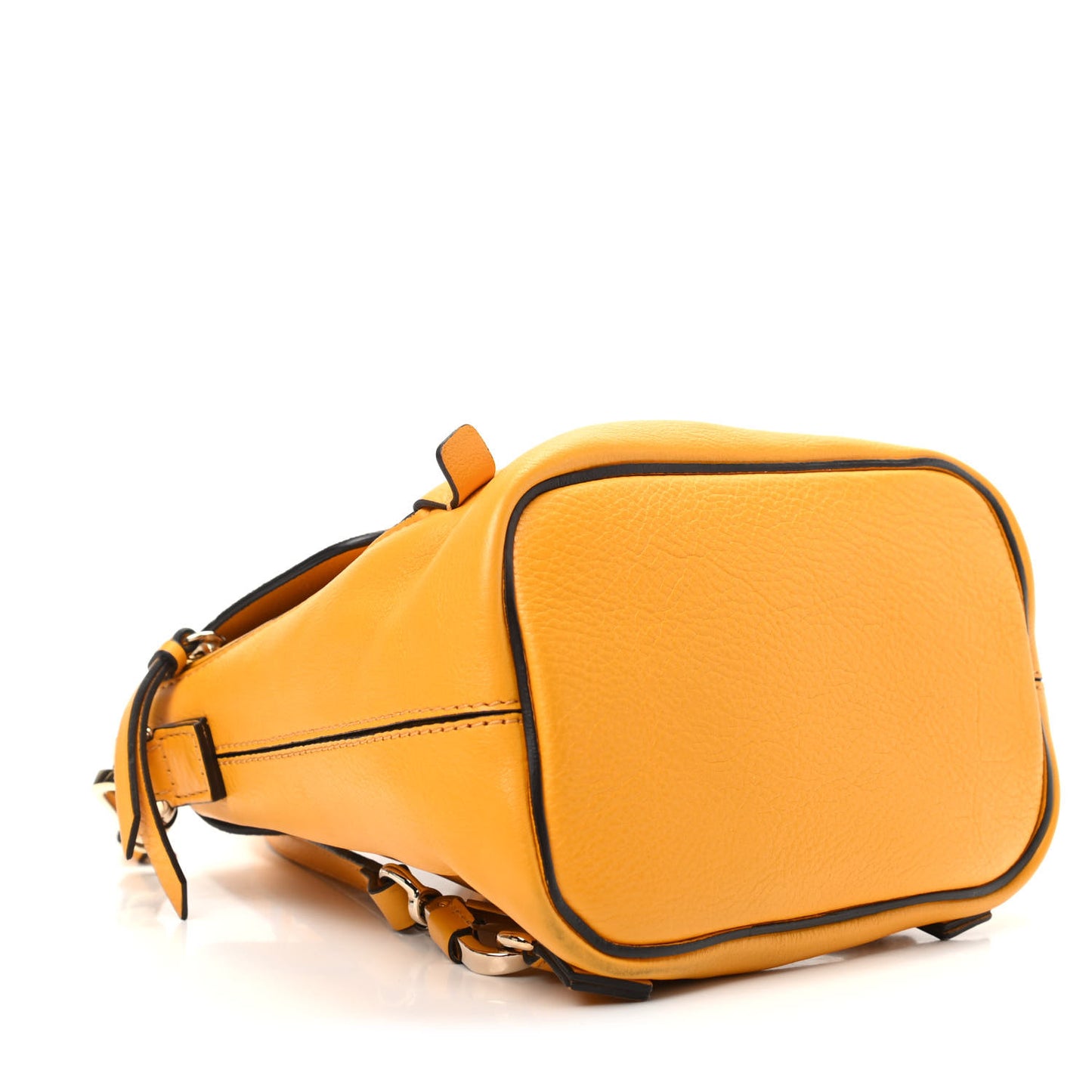Suede Calfskin Mini Faye Backpack Burning Camel
