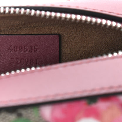 Gucci GG Supreme Monogram Blooms Mini Chain Shoulder Bag Beige Multicolor Dry Rose 7 of 11
