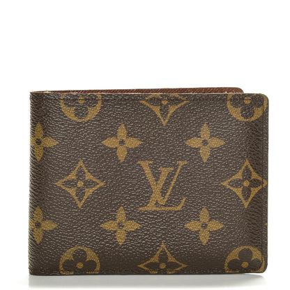 Louis Vuitton Monogram Mens Porte-Billets 3 Card Billfold Wallet 1 of 6