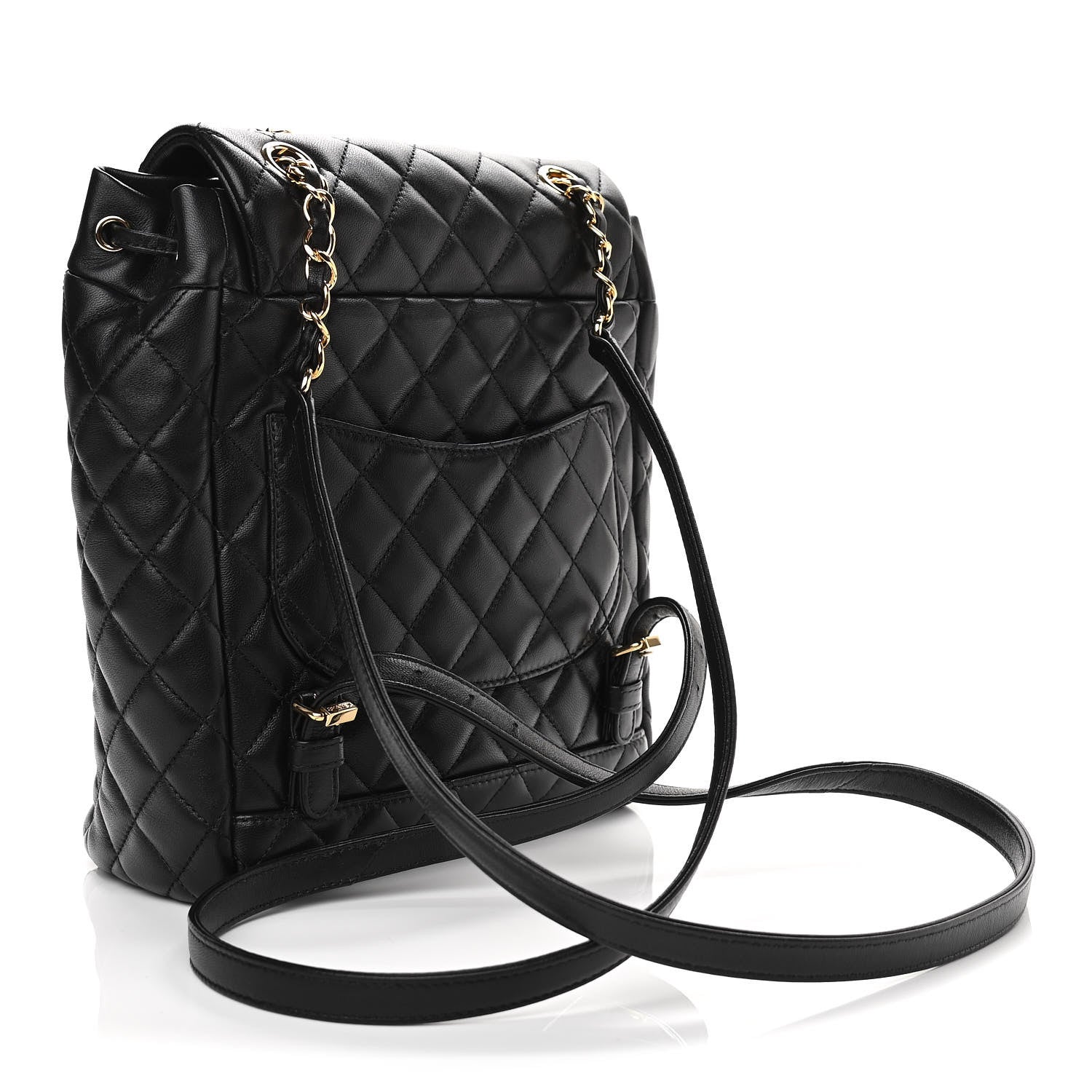 Chanel Calfskin Quilted Small Urban Spirit Backpack Black 3 of 10