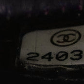 Chanel Alligator Medium Double Flap Purple 9 of 13