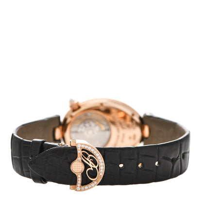 Breguet 18K Rose Gold Alligator Diamond Bezel Mother of Pearl 25mm Reine de Naples Automatic Watch 8928BB/5P/944 3 of 5