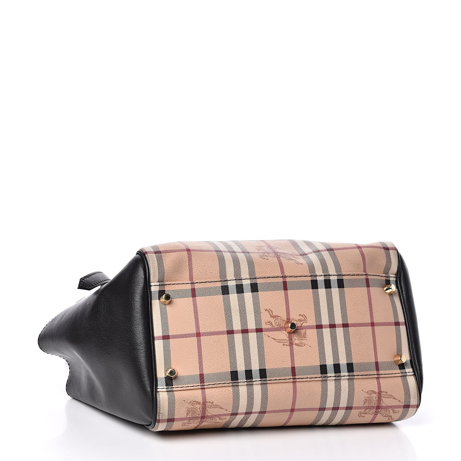 Burberry Haymarket Check Small Canterbury Tote Black 4 of 10