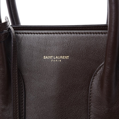Saint Laurent Calfskin Small Sac De Jour Amarena 8 of 13