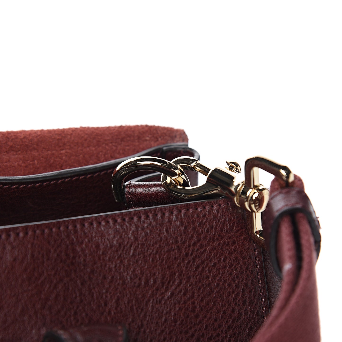 Natural Leather Cara Delevigne Convertible Satchel Oxblood