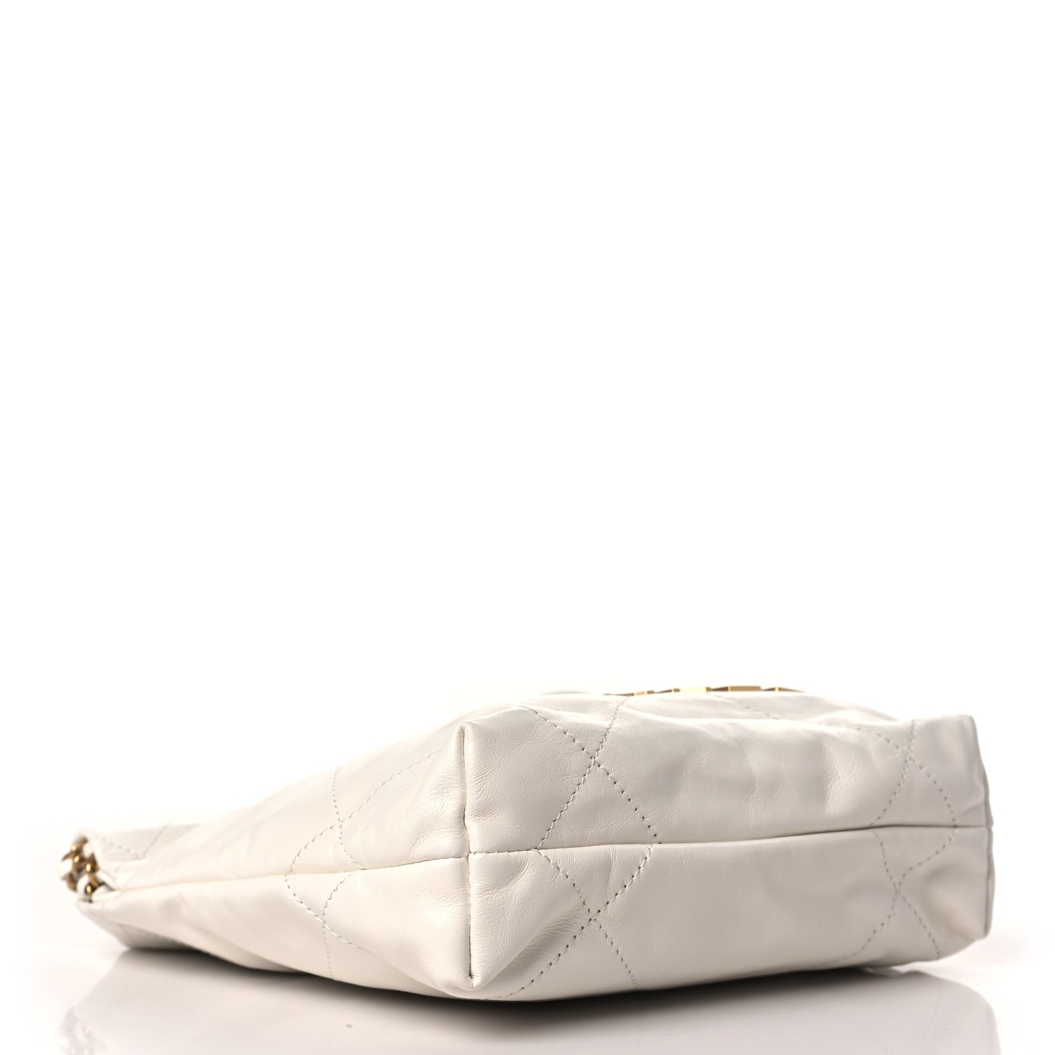 Chanel Shiny Calfskin Quilted Mini Chanel 22 White 4 of 9