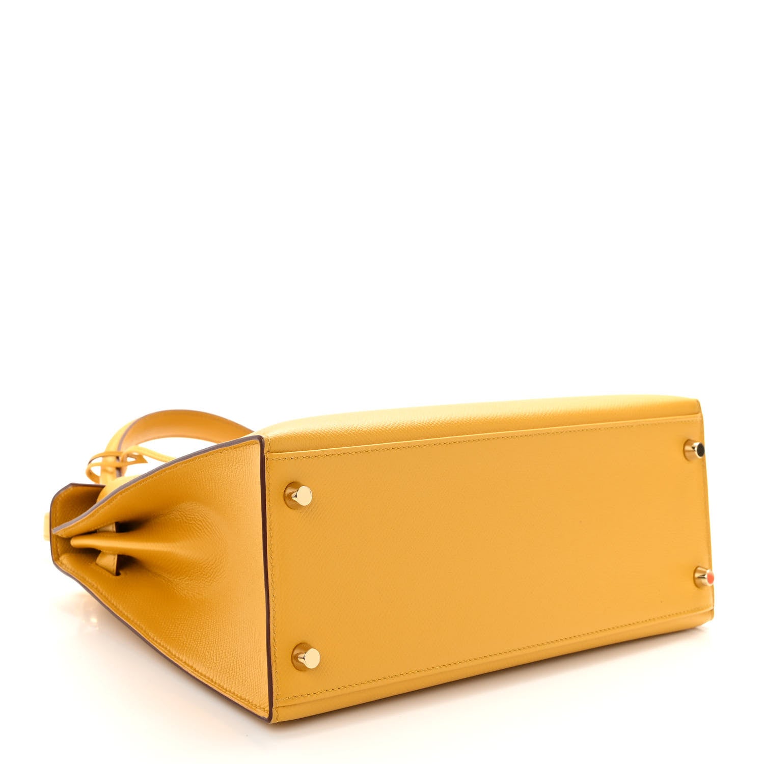 Hermes Epsom Kelly Sellier 28 Jaune Ambre 4 of 13