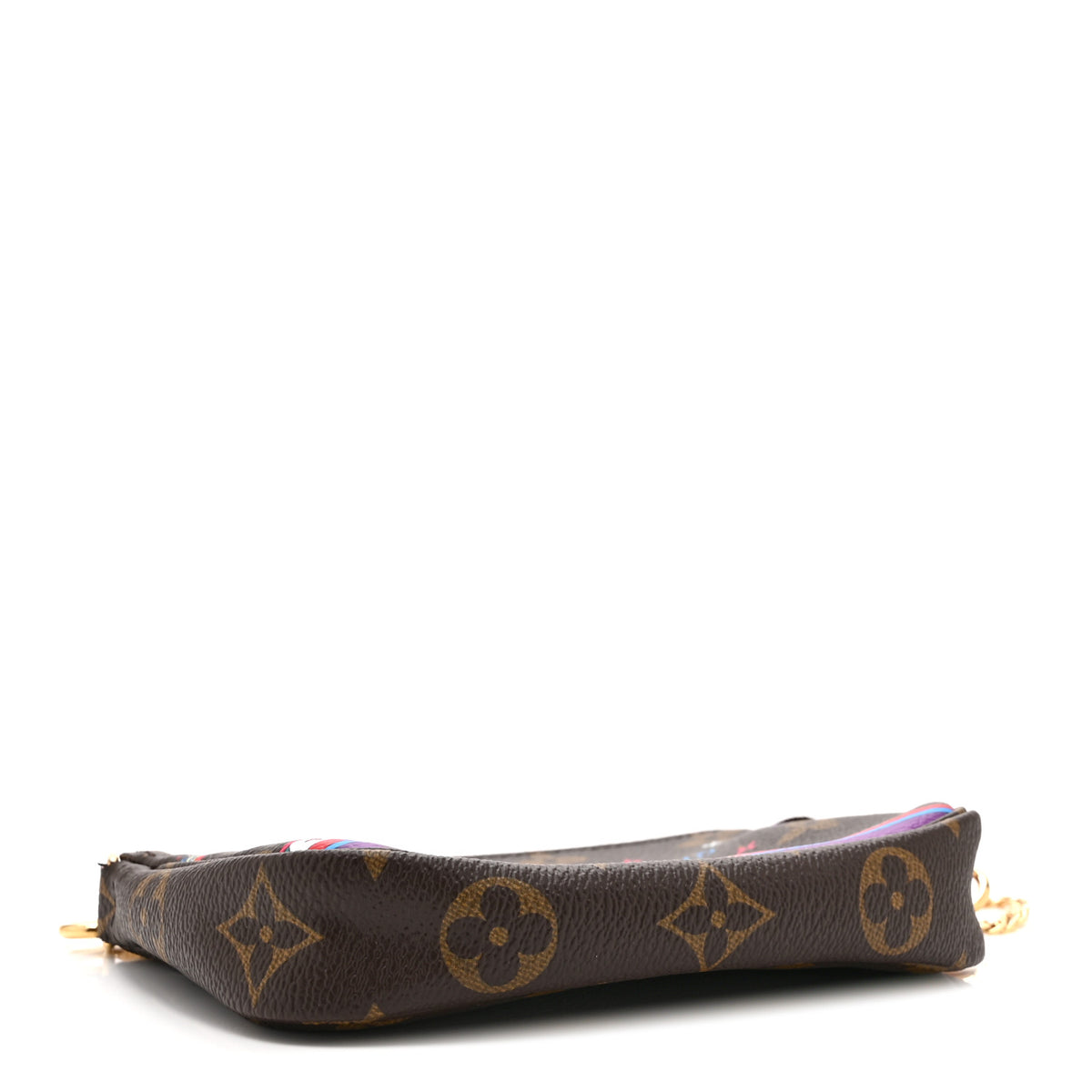 Louis Vuitton Monogram 2020 Christmas Animation Bumper Cars Mini Pochette Accessories Coquelicot 4 of 11