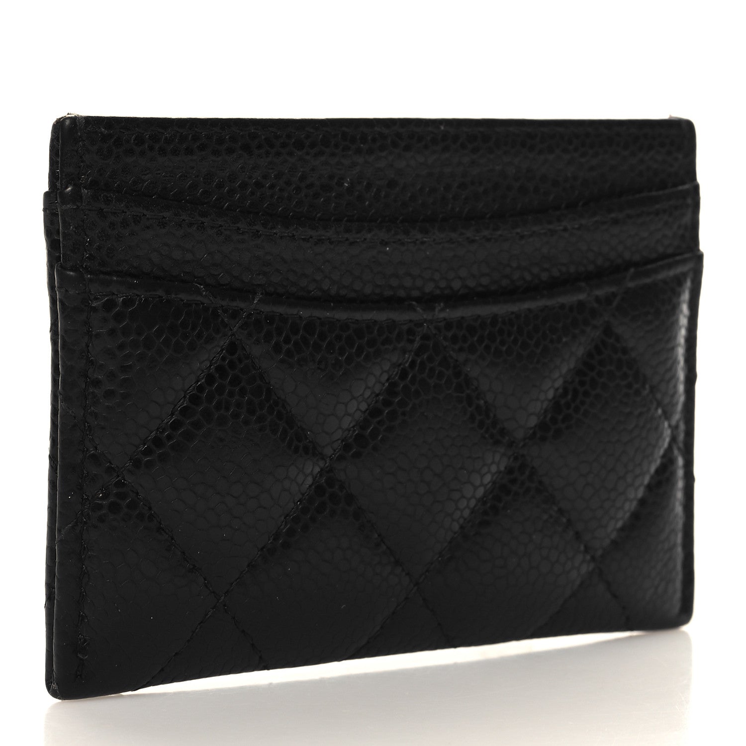 Chanel Caviar Quilted Card Holder Black 3 of 10
