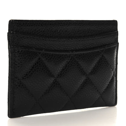 Chanel Caviar Quilted Card Holder Black 3 of 10