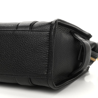 Marc Jacobs Grained Calfskin Small The Tote Bag Black 10 of 11