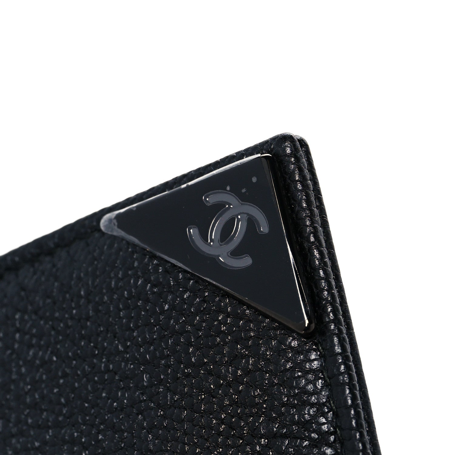 Chanel Goatskin CC Corner Card Holder Black 10 of 11