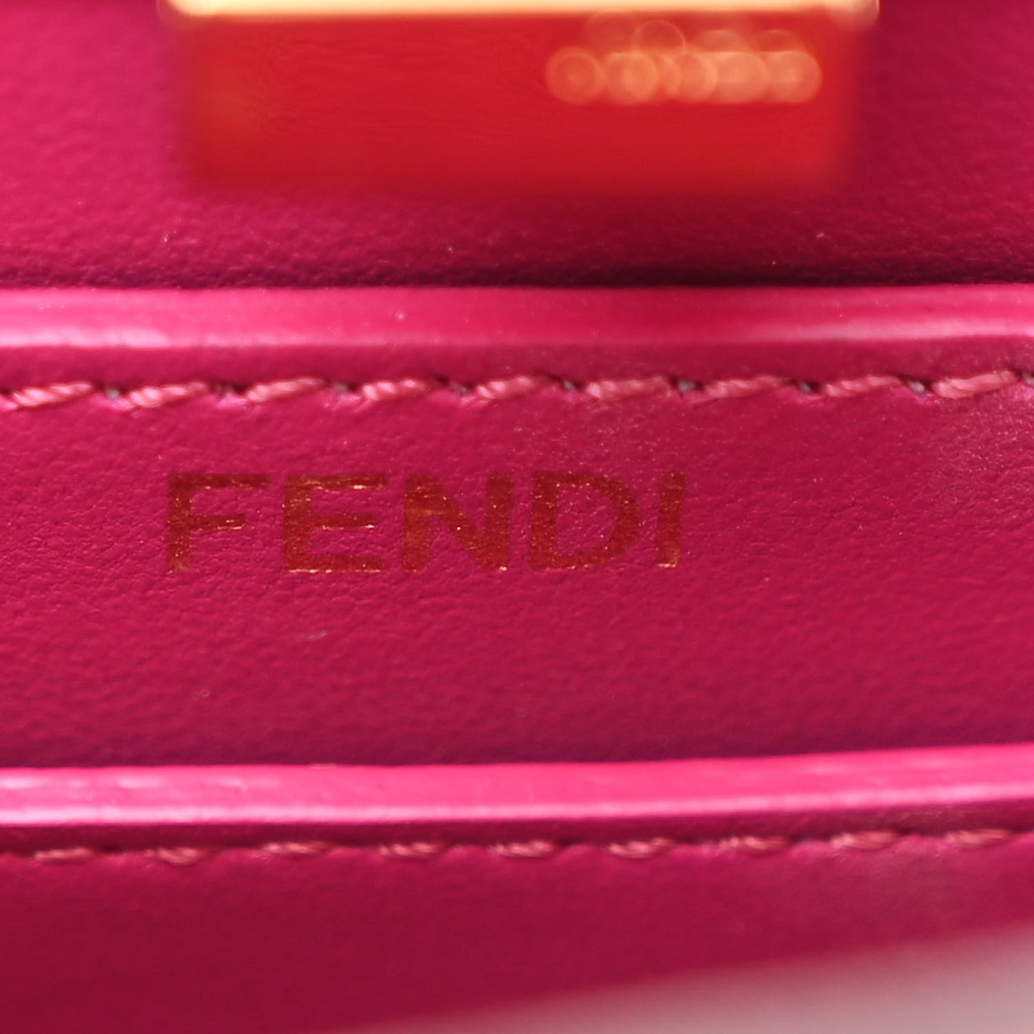 Fendi Shiny Nappa Petite Peekaboo I SEE U Satchel Ciclamino Pilar 7 of 12