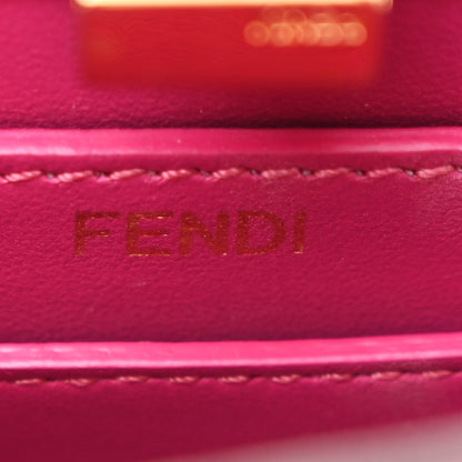 Fendi Shiny Nappa Petite Peekaboo I SEE U Satchel Ciclamino Pilar 7 of 12