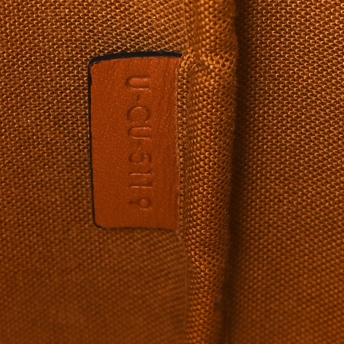 Triomphe Canvas Calfskin Medium Bucket Bag Tan