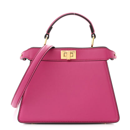Fendi Shiny Nappa Petite Peekaboo I SEE U Satchel Ciclamino Pilar 1 of 13
