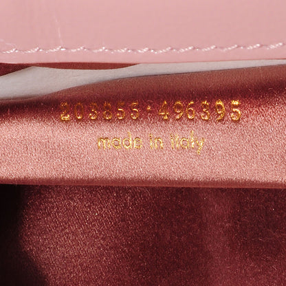 Saint Laurent Patent Belle De Jour Clutch Dragee 6 of 6