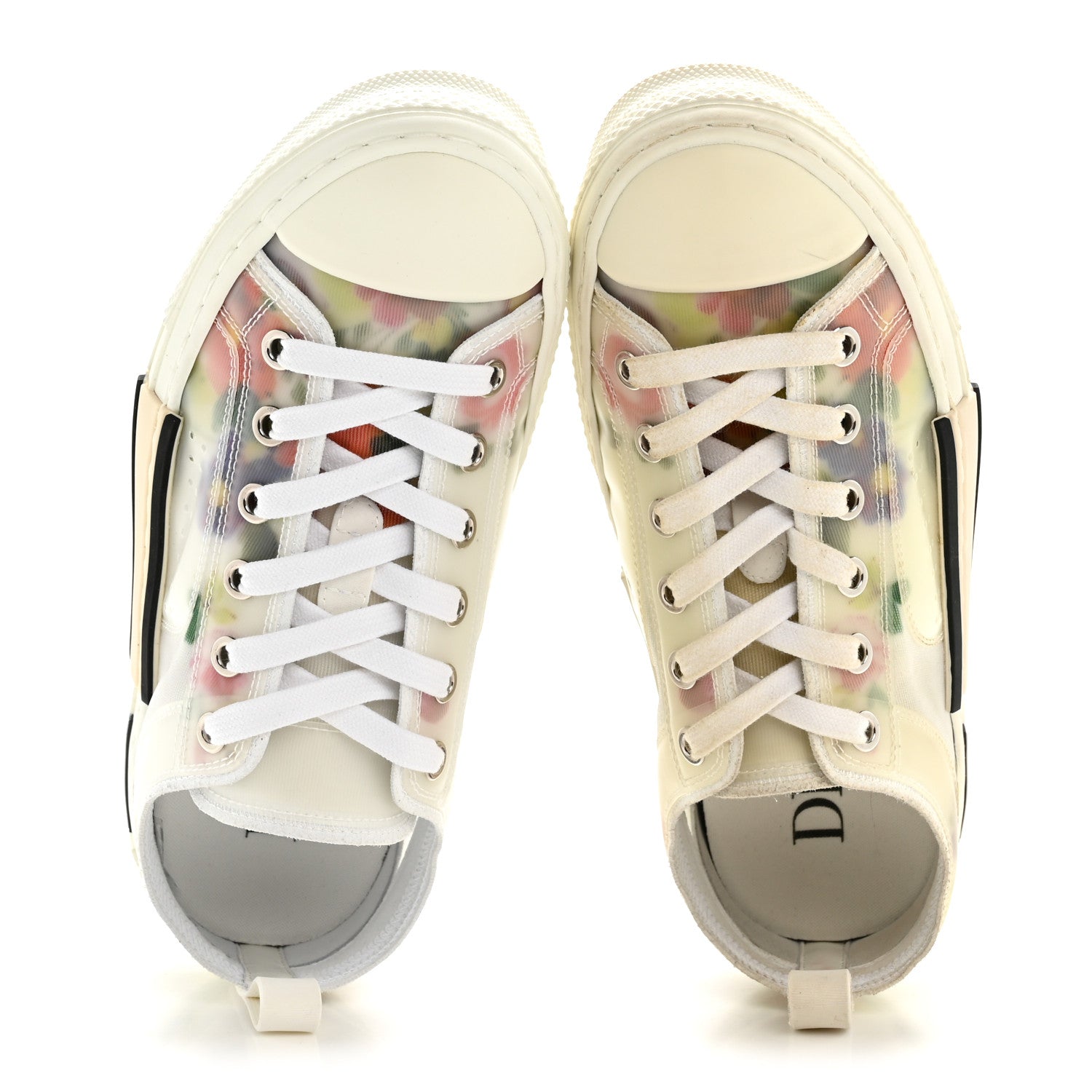 Christian Dior Technical Canvas Floral B23 Low Top Sneakers 36