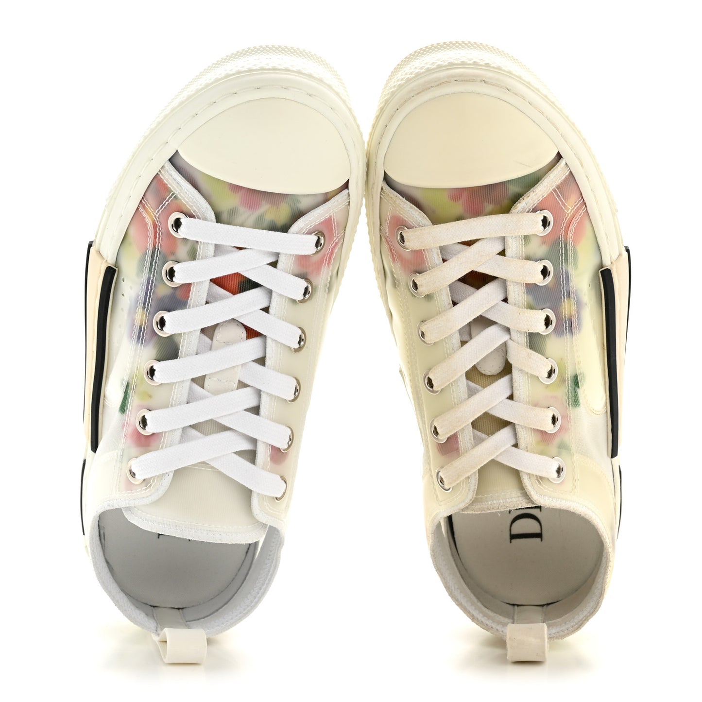 Technical Canvas Floral B23 Low Top Sneakers 36 White Multicolor