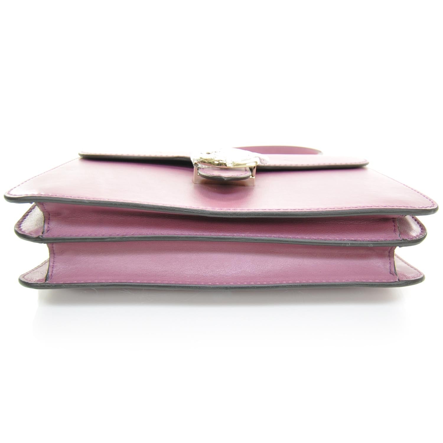 Gucci Calfskin 1973 Shoulder Flap Bag Mauve 4 of 10
