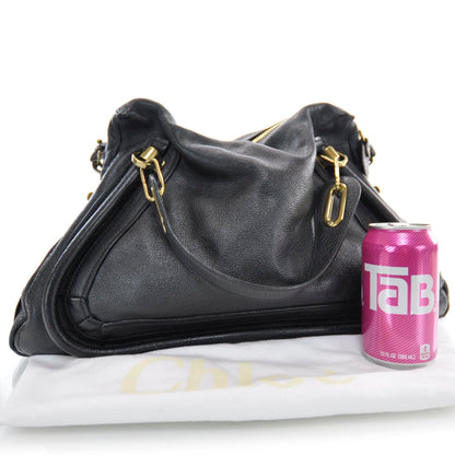 Chloe Calfskin Large Paraty Black 3 of 7