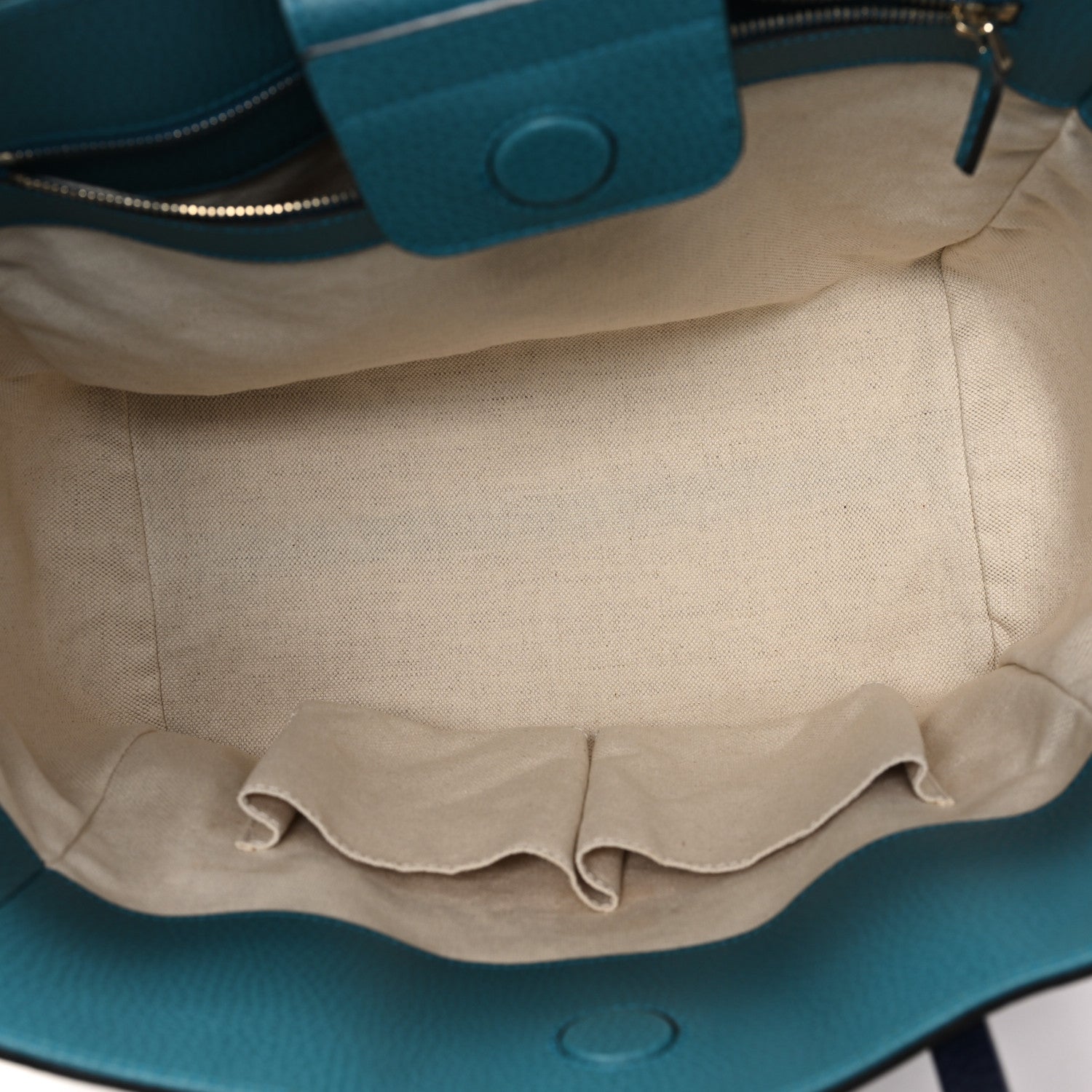 Gucci Dollar Calfskin Small Swing Tote Classic Marine Deep Cobalt 5 of 10