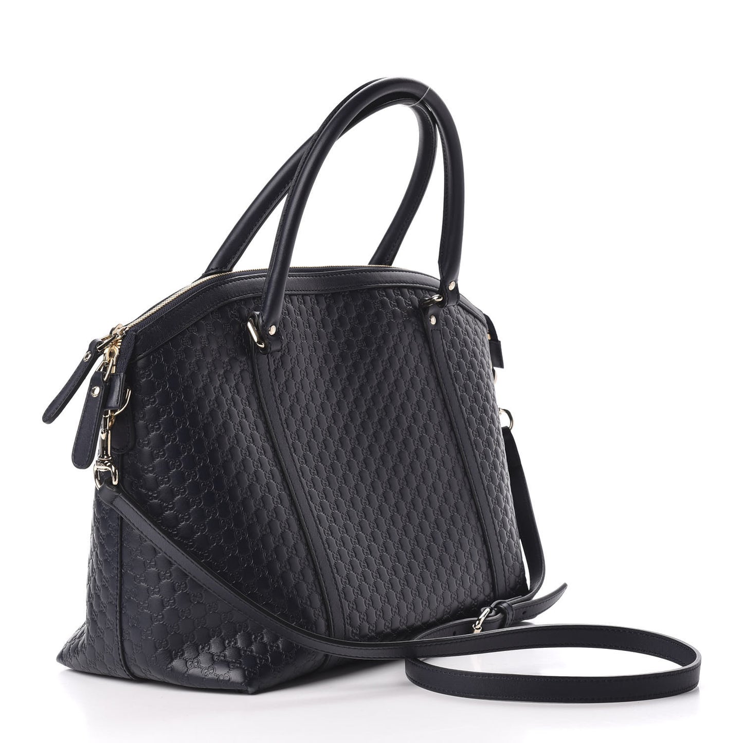 Soft Microguccissima Dome Satchel Navy