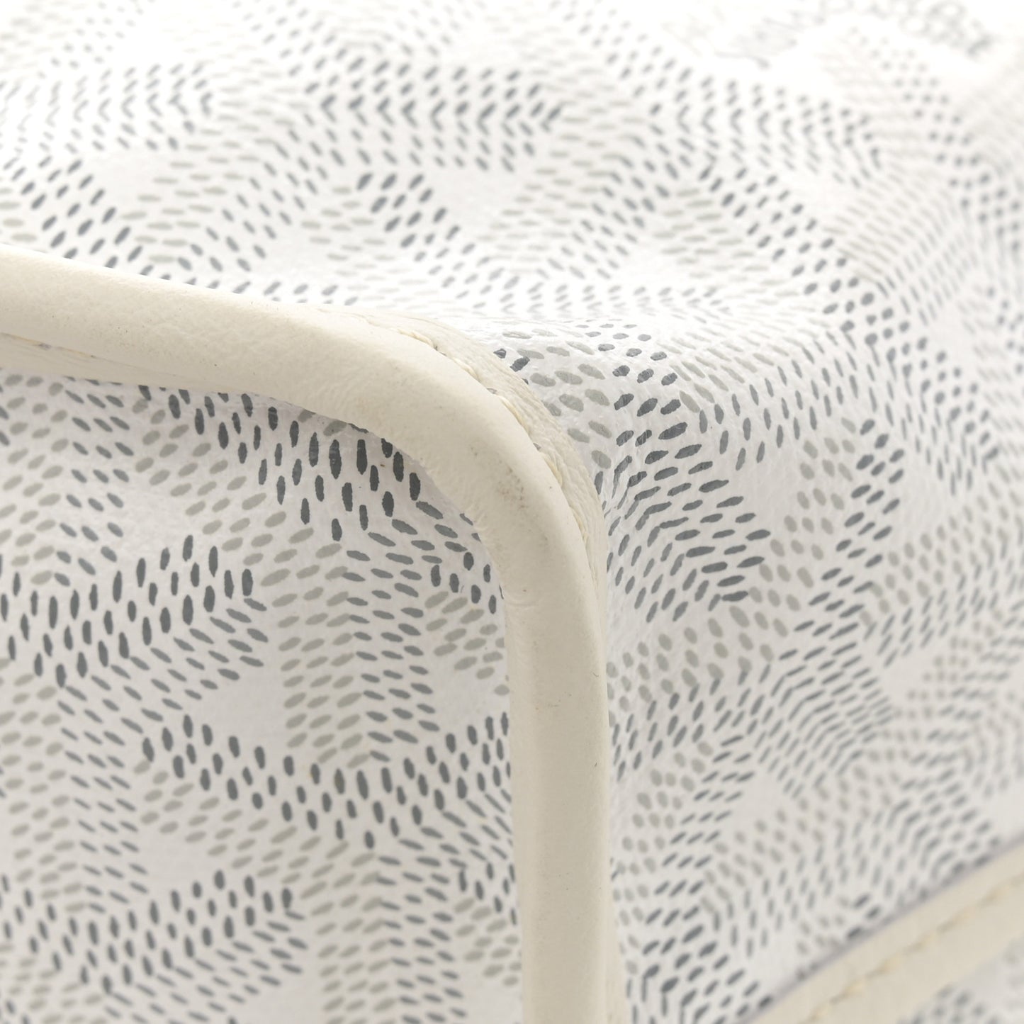 Goyardine Reversible Mini Anjou White