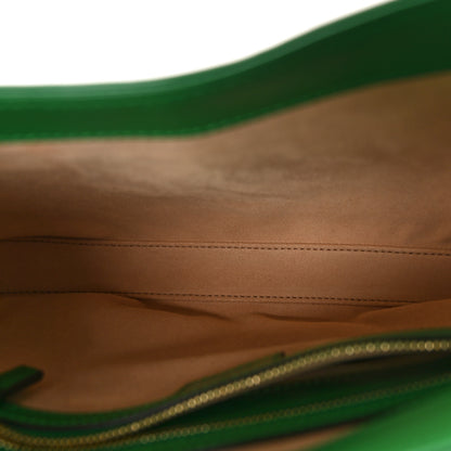 Gucci Boarded Dyana Lux Calfskin Small Jackie 1961 Hobo Emerald 5 of 9