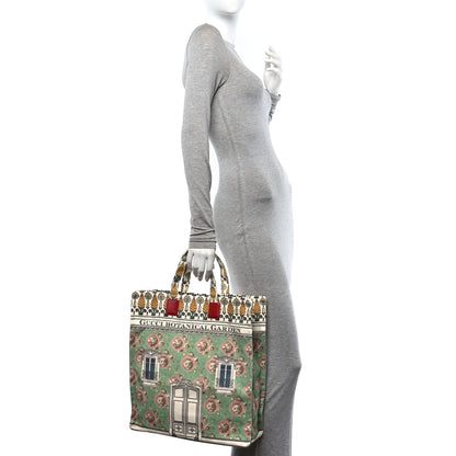 Gucci Canvas Botanical Garden Vertical Tote Multicolor 2 of 9