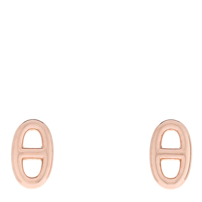 Hermes 18K Rose Gold TPM Farandole Stud Earrings 1 of 5