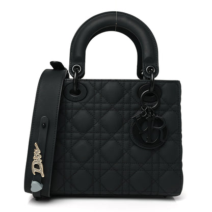 Christian Dior Ultra Matte Calfskin Cannage Small My ABCDior Lady Dior Black 1 of 10