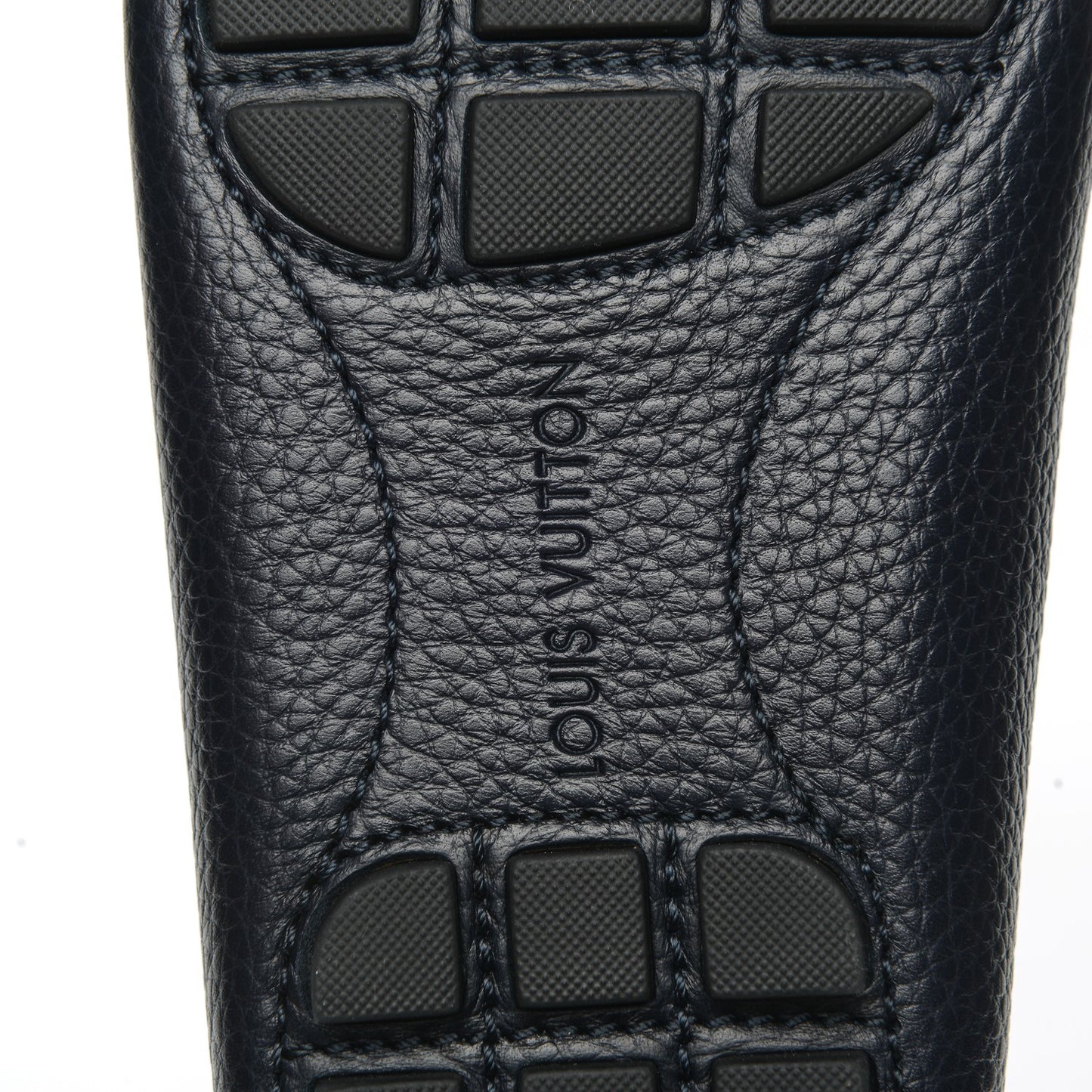 Calfskin Monte Carlo Moccasin Loafers 9 Navy