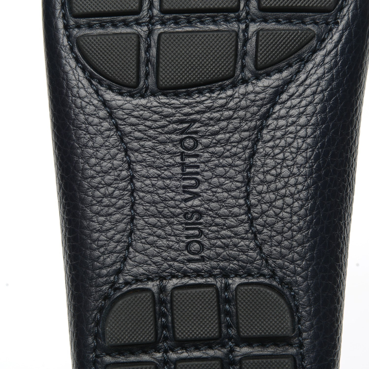 Louis Vuitton Calfskin Monte Carlo Moccasin Loafers 9 Navy 7 of 8
