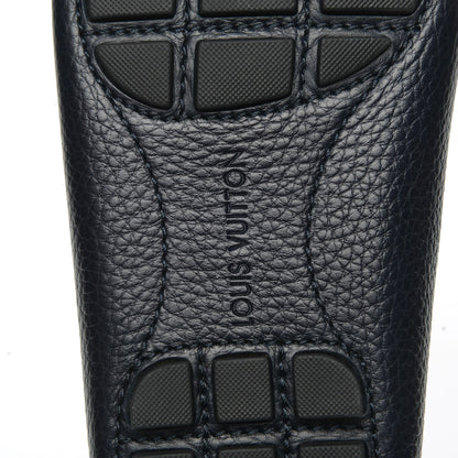 Louis Vuitton Calfskin Monte Carlo Moccasin Loafers 9 Navy 7 of 8
