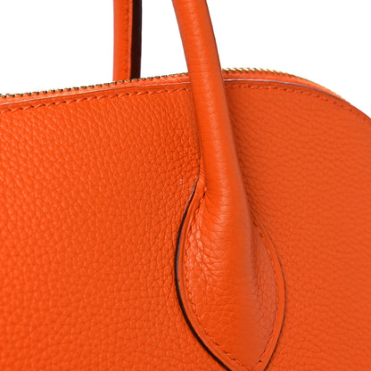 Hermes Taurillon Clemence Bolide 35 Orange 17 of 18