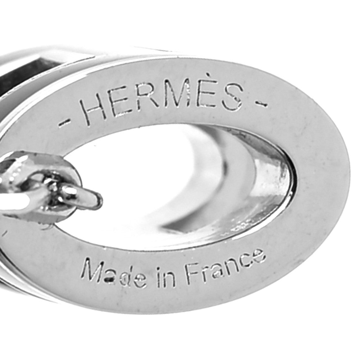 Hermes Lacquered Palladium Mini Pop H Pendant Necklace Black 5 of 5