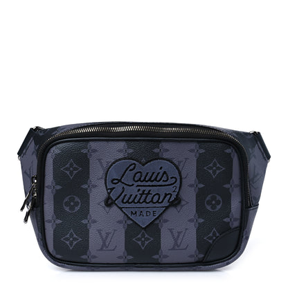 Louis Vuitton X NIGO Monogram Eclipse Stripes LV Heart Modular Sling Bag 1 of 8