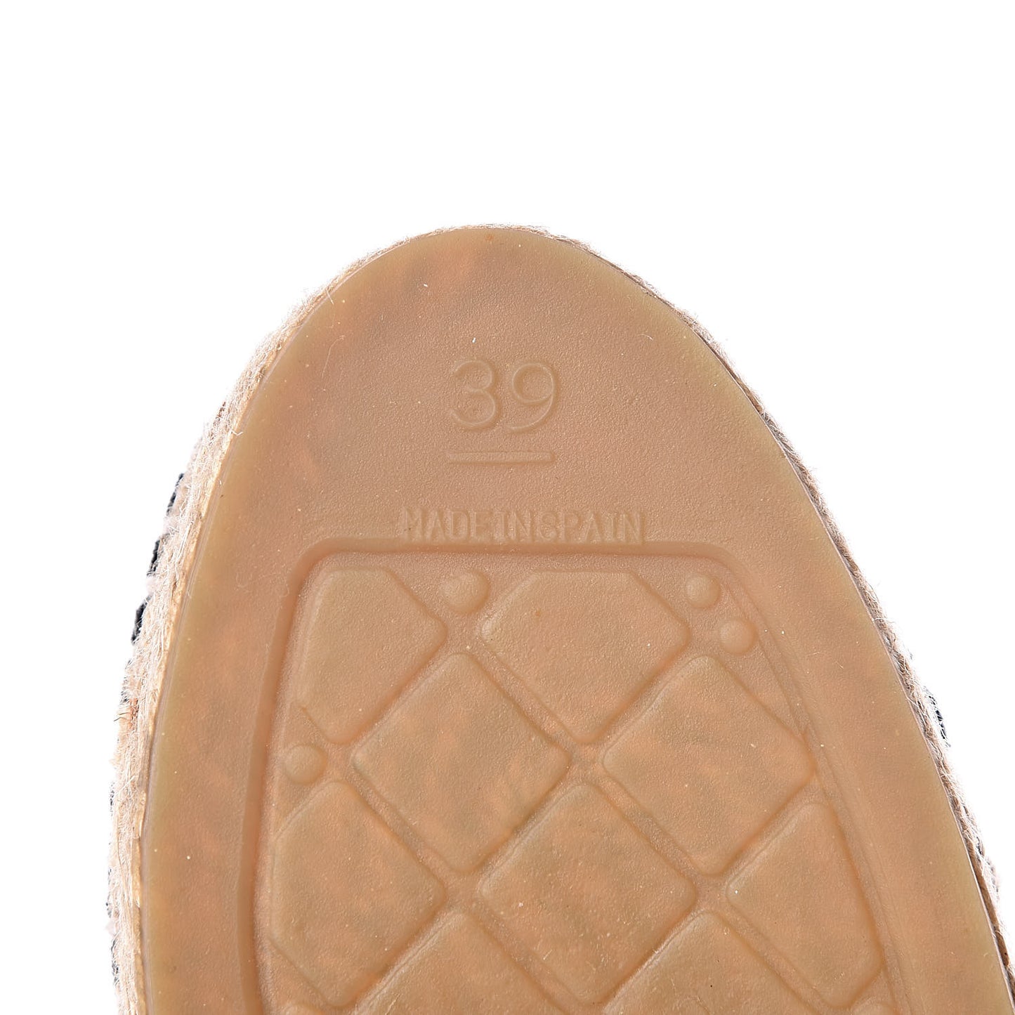 Velvet Logo Espadrilles 39 Blue Black