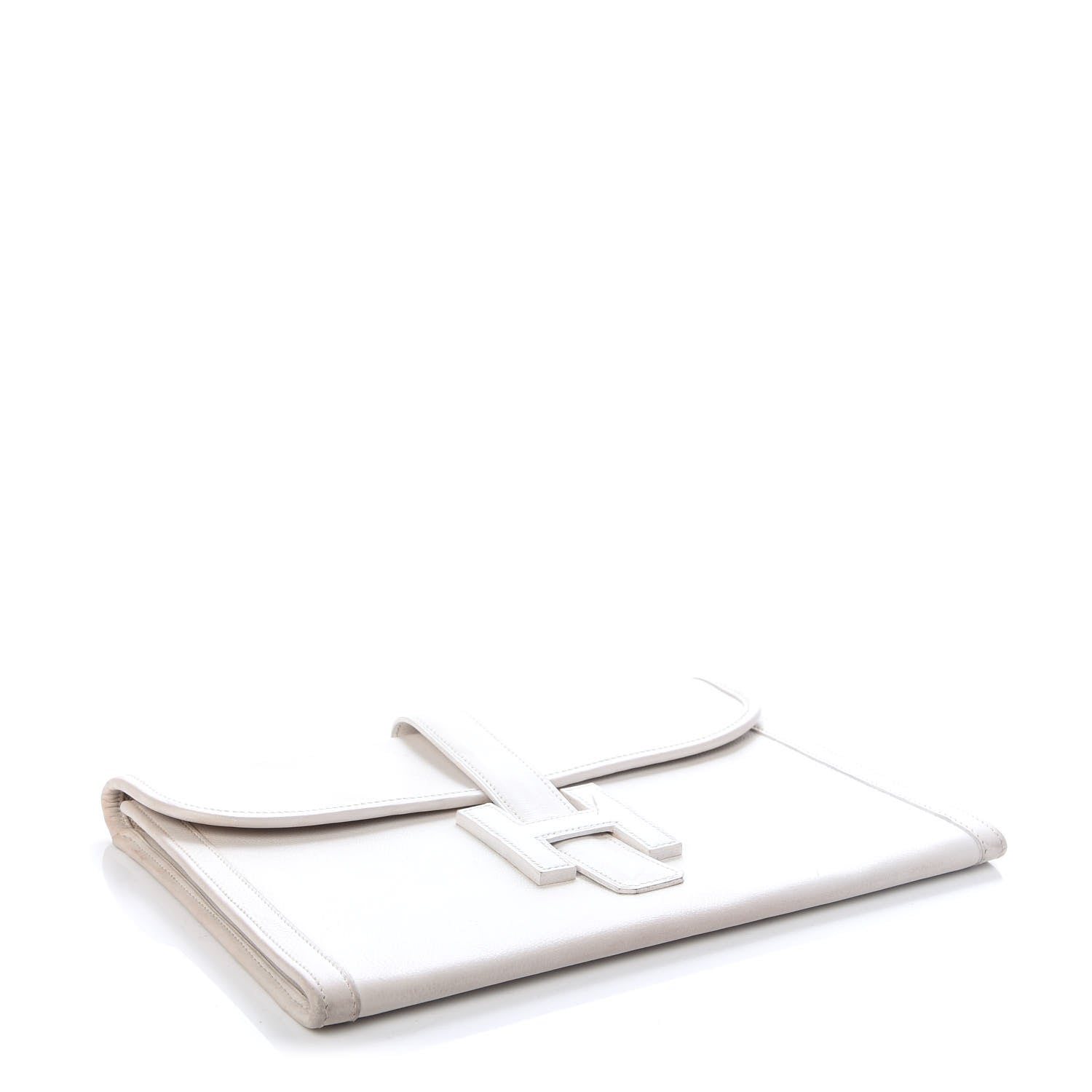 Hermes Evergrain Jige PM Clutch White 4 of 12