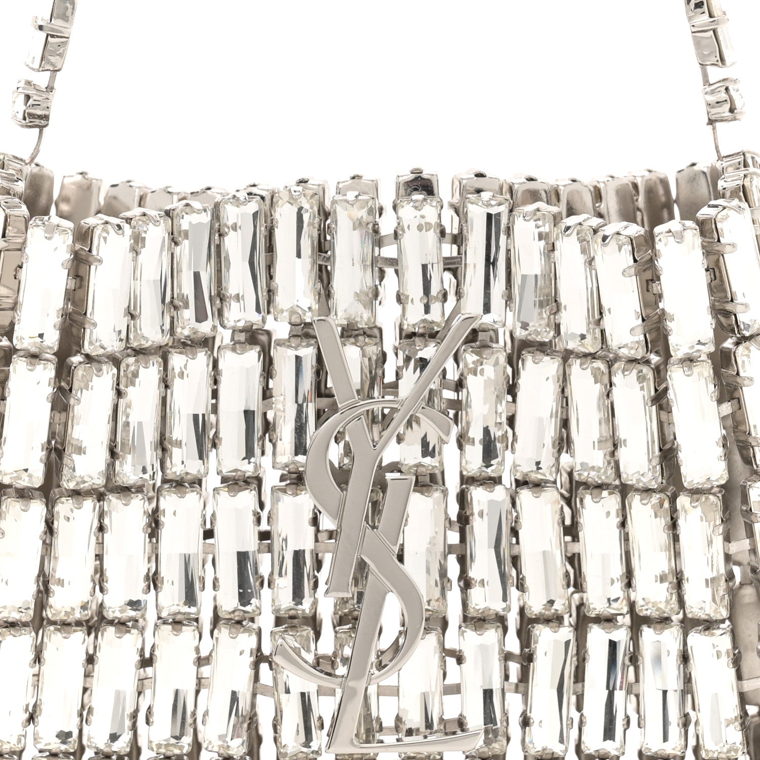 Saint Laurent Crystal Micro Evening Bag Mirror 6 of 9