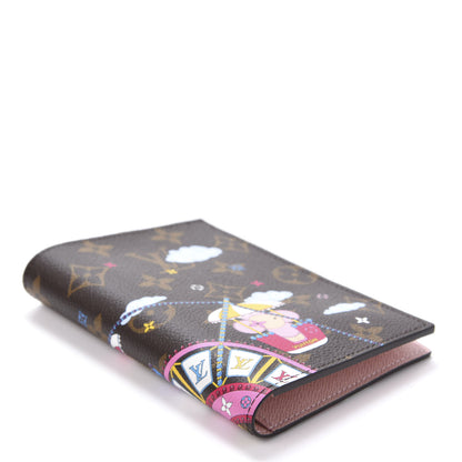 Louis Vuitton Monogram 2020 Christmas Animation Big Wheel Passport Cover Rose Ballerine 3 of 9