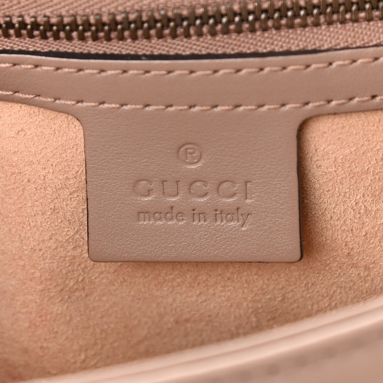 Gucci Calfskin Matelasse Small GG Marmont Top Handle Shoulder Bag Porcelain Rose 6 of 13