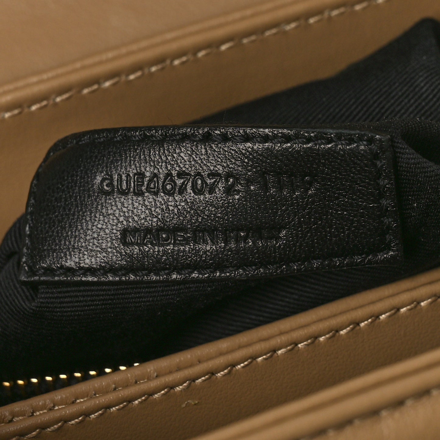 Calfskin Y Quilted Monogram Toy Loulou Crossbody Bag Dark Latte