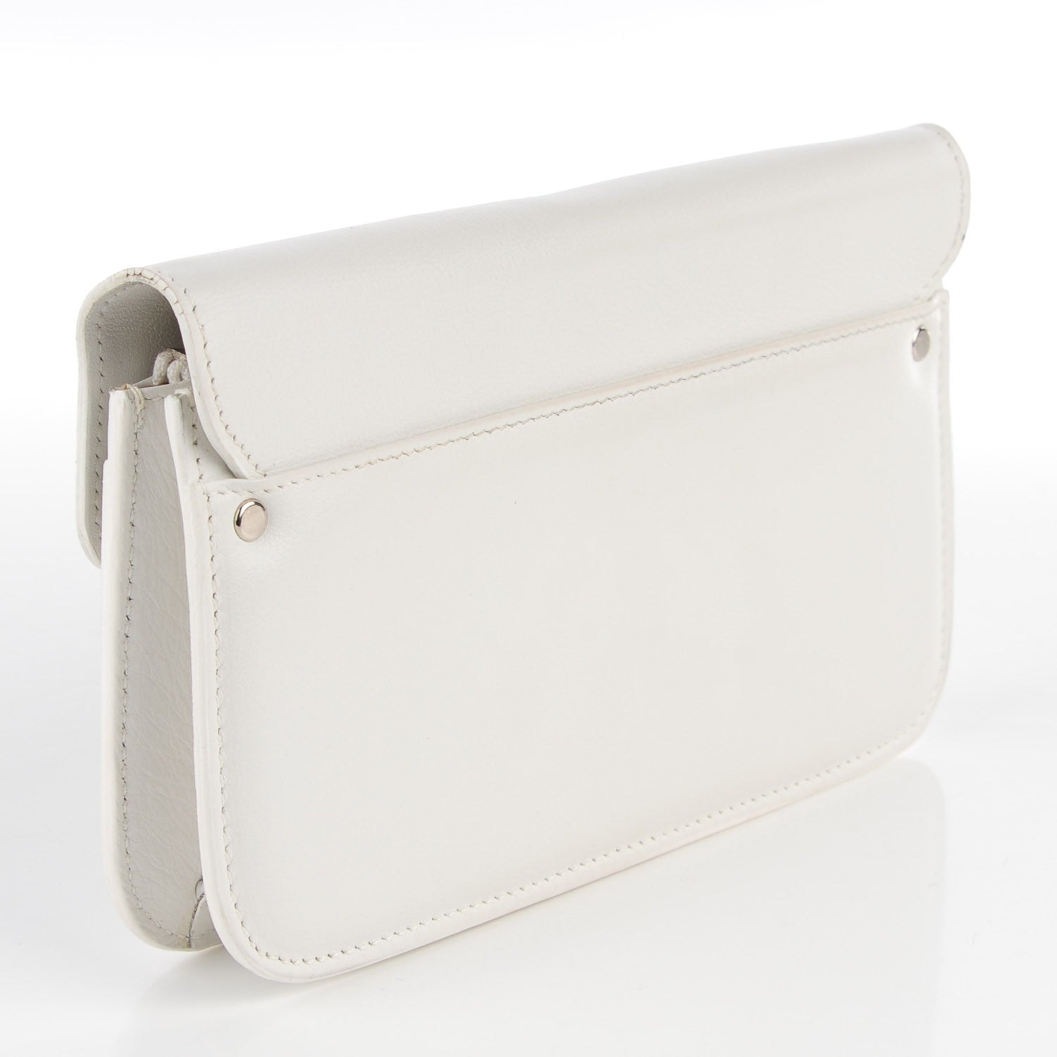Proenza Schouler Calfskin PS11 Chain Wallet White 3 of 7
