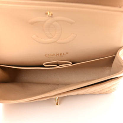 Chanel Caviar Quilted Medium Double Flap Beige Clair 5 of 10