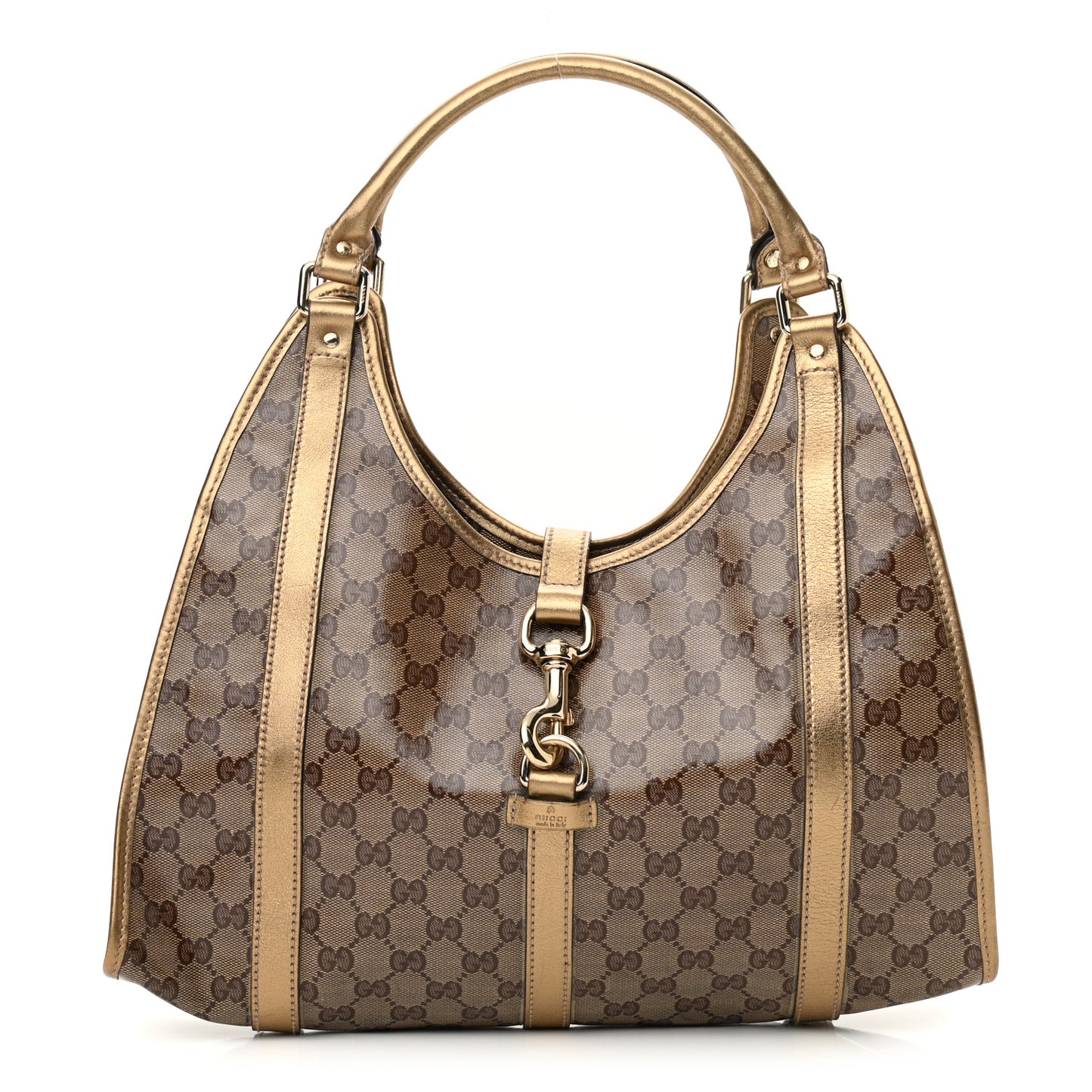 Crystal Monogram Medium Joy Shoulder Bag Bronze