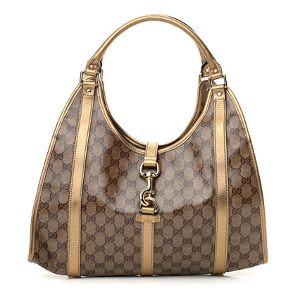 Gucci Crystal Monogram Medium Joy Shoulder Bag Bronze 1 of 10