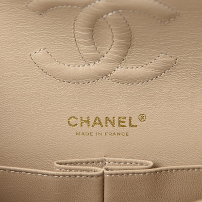 Chanel Caviar Quilted Medium Double Flap Beige Clair 8 of 11
