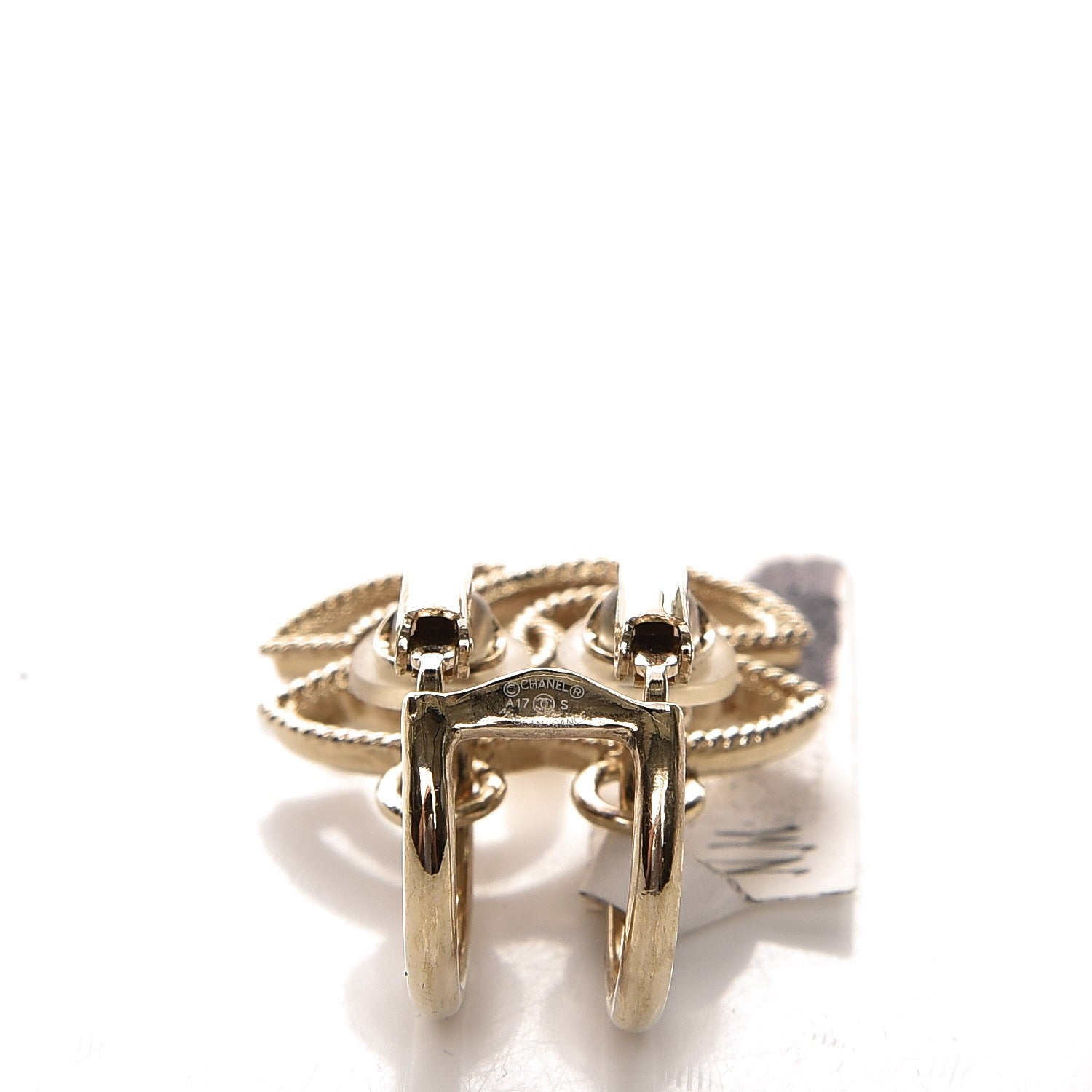 Chanel CC Single Clip On Earring Gold 3 of 8
